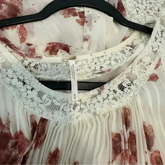 Free people pleated floral dress size M - Picture 9 of 13